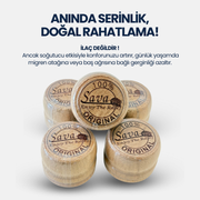 Migren ve Baş Ağrısı İçin Doğal Ferahlık Stick – Sava Mentol Migren Taşı (7g)